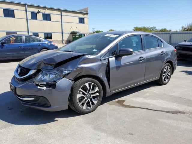 HONDA CIVIC EX 2015 with VIN 19XFB2F87FE001496 - Photo from auction