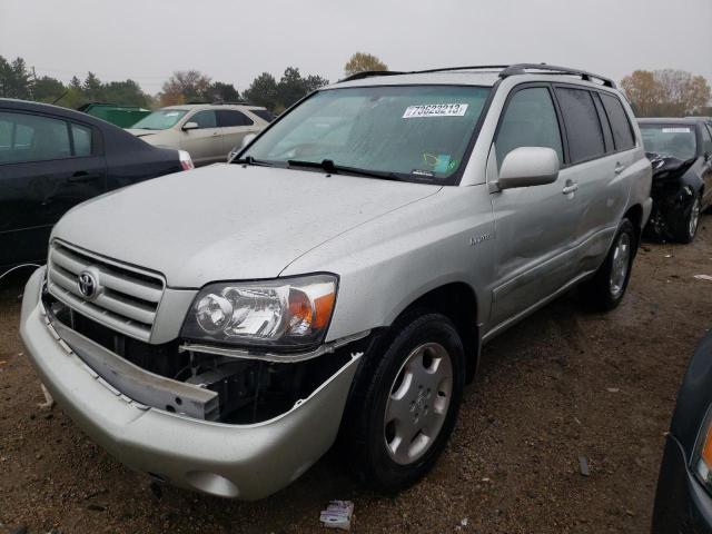 TOYOTA HIGHLANDER 2005 with VIN JTEEP21A650120960 - Photo from auction
