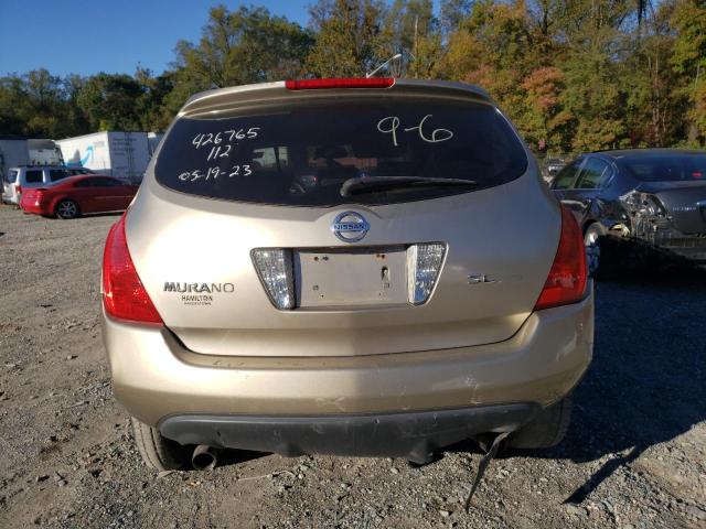 Photo 6 from auction – 2005 NISSAN MURANO SL with VIN JN8AZ08W15W422872