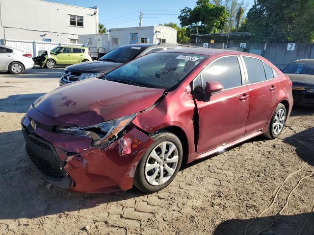TOYOTA COROLLA LE 2022 with VIN 5YFEPMAEXNP310687 - Photo from auction