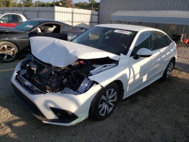 HONDA CIVIC LX 2023 with VIN 2HGFE2F25PH536532 - Photo from auction