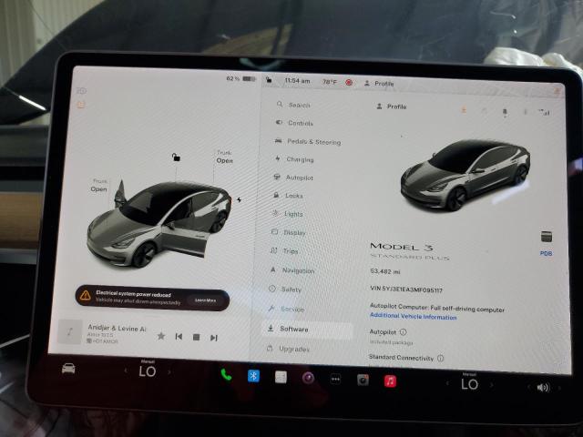 Photo 9 from auction – 2021 TESLA MODEL 3 with VIN 5YJ3E1EA3MF095117