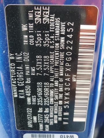 Photo 14 from auction – 2023 KIA SPORTAGE E with VIN 5XYK3CAFXPG022452