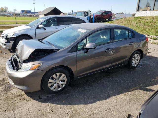 HONDA CIVIC 2012 with VIN 19XFB2F5XCE005964 - Photo from auction