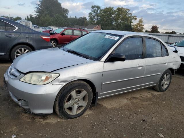 Photo 1 from auction – 2005 HONDA CIVIC LX with VIN 2HGES16635H563761
