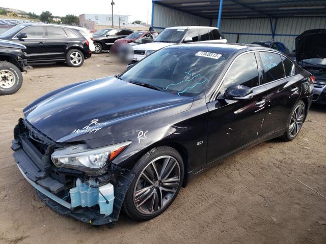 INFINITI Q50 PREMIU 2016 with VIN JN1EV7AR0GM341675 - Photo from auction