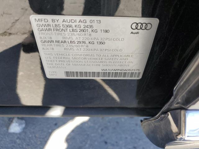 Photo 14 from auction – 2013 AUDI Q5 PREMIUM with VIN WA1LFAFP4DA052375