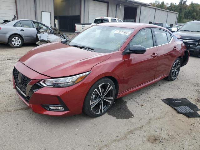 NISSAN SENTRA SR 2022 with VIN 3N1AB8DV4NY313054 - Photo from auction