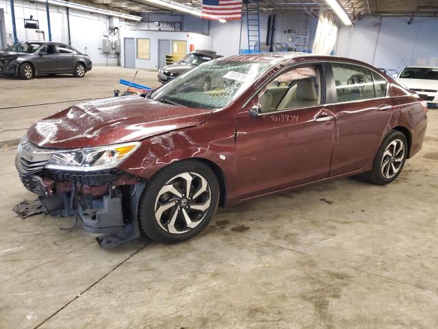 HONDA ACCORD EXL 2016 with VIN 1HGCR2F87GA018934 - Photo from auction