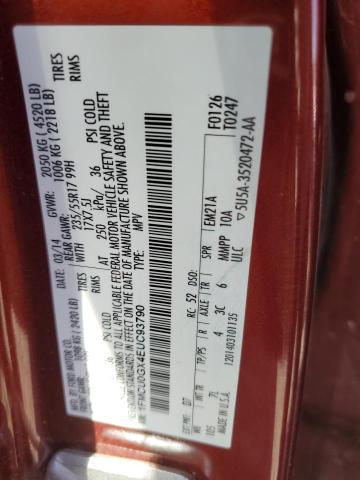 Photo 14 from auction – 2014 FORD ESCAPE SE with VIN 1FMCU0GX4EUC93790