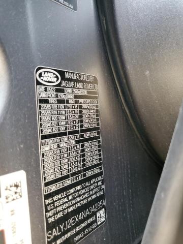 Photo 14 from auction – 2022 LAND ROVER RANGE ROVE with VIN SALYJ2EX4NA342854