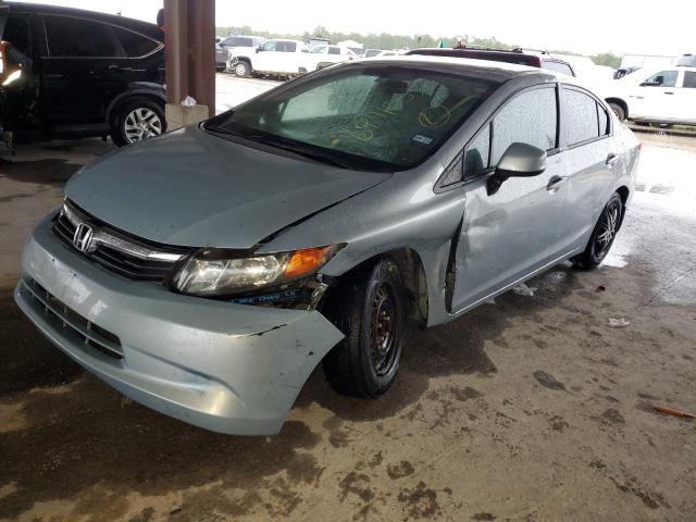 HONDA CIVIC LX 2012 with VIN 2HGFB2F55CH577580 - Photo from auction