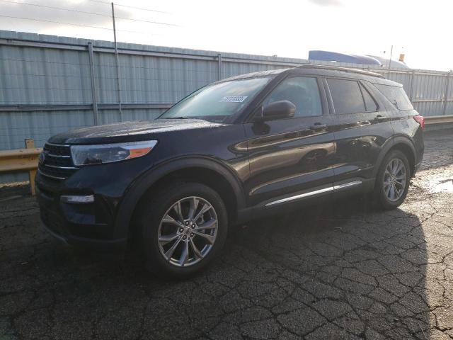 FORD EXPLORER X 2021 with VIN 1FMSK8DH4MGC16640 - Photo from auction