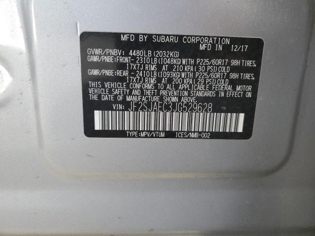 Photo 14 from auction – 2018 SUBARU FORESTER 2 with VIN JF2SJAEC3JG529628