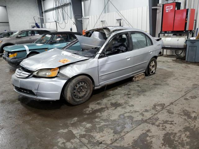 HONDA CIVIC EX 2001 with VIN 1HGES26741L066262 - Photo from auction