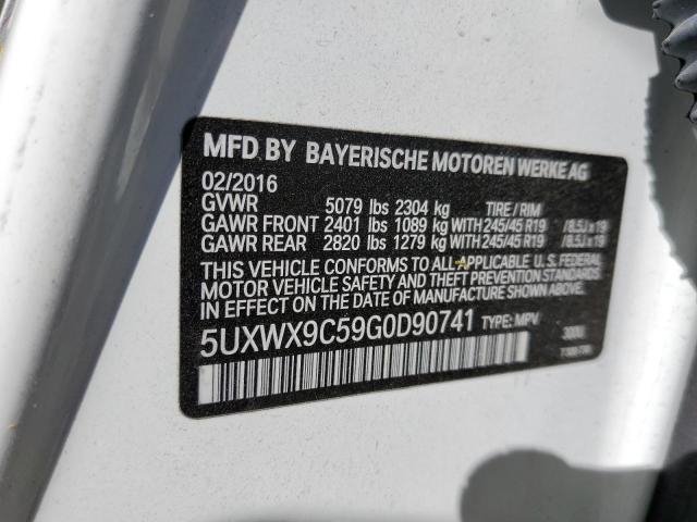 Photo 14 from auction – 2016 BMW X3 XDRIVE2 with VIN 5UXWX9C59G0D90741
