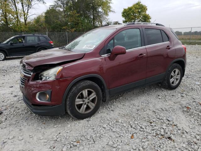 CHEVROLET TRAX 1LT 2016 with VIN 3GNCJPSB6GL156520 - Photo from auction