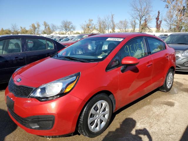KIA RIO LX 2014 with VIN KNADM4A36E6352748 - Photo from auction
