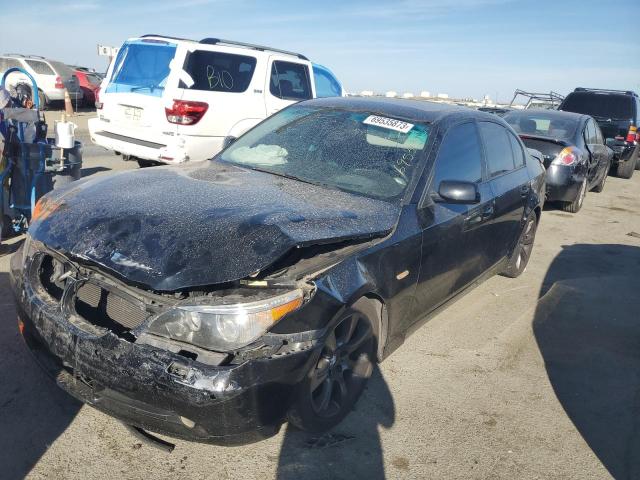 BMW 550 I 2006 with VIN WBANB53506CP01422 - Photo from auction
