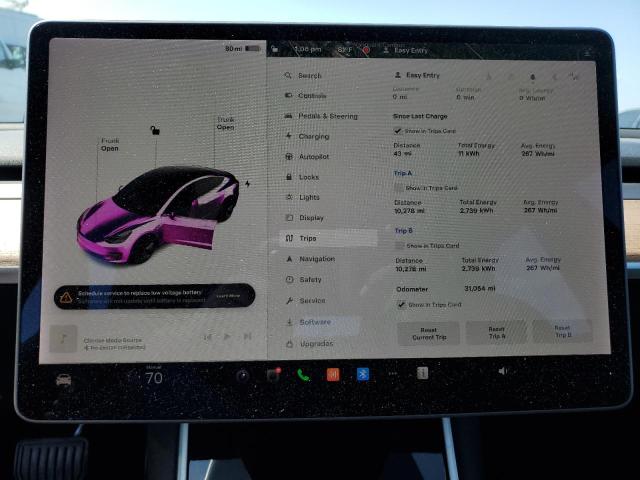 Photo 9 from auction – 2020 TESLA MODEL 3 with VIN 5YJ3E1EB0LF665386