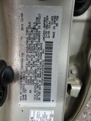 Zdjęcie 14 z aukcji – 2003 TOYOTA HIGHLANDER z VIN JTEGF21A530092142