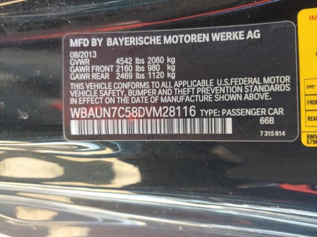 Photo 10 from auction – 2013 BMW 135 I with VIN WBAUN7C58DVM28116