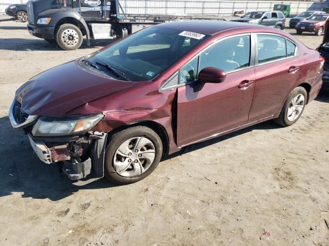 HONDA CIVIC LX 2015 with VIN 19XFB2F51FE226924 - Photo from auction