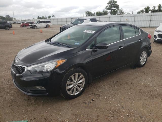 KIA FORTE EX 2014 with VIN KNAFX4A89E5152822 - Photo from auction