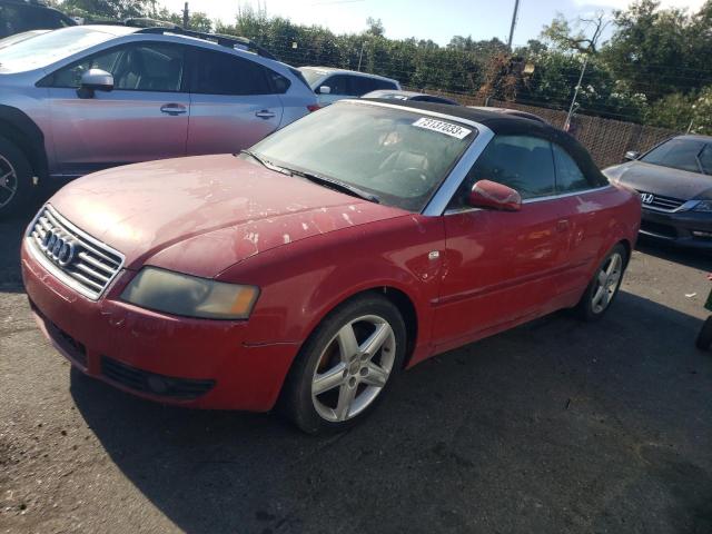 AUDI A4 1.8 CAB 2005 with VIN WAUAC48H35K008034 - Photo from auction