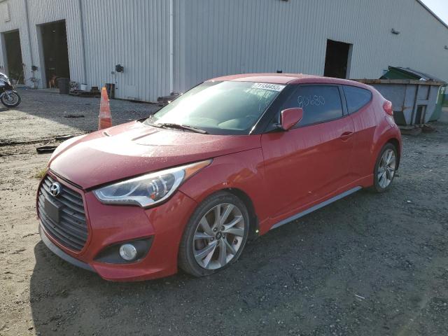 HYUNDAI VELOSTER T 2015 with VIN KMHTC6AE5FU221771 - Photo from auction