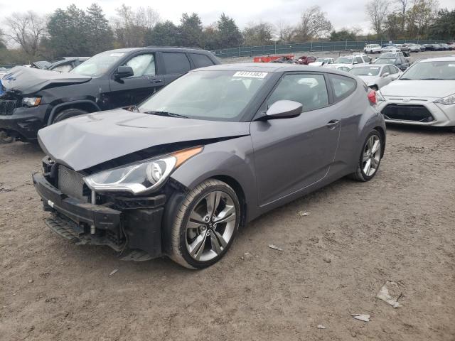 HYUNDAI VELOSTER 2013 with VIN KMHTC6AD7DU101586 - Photo from auction