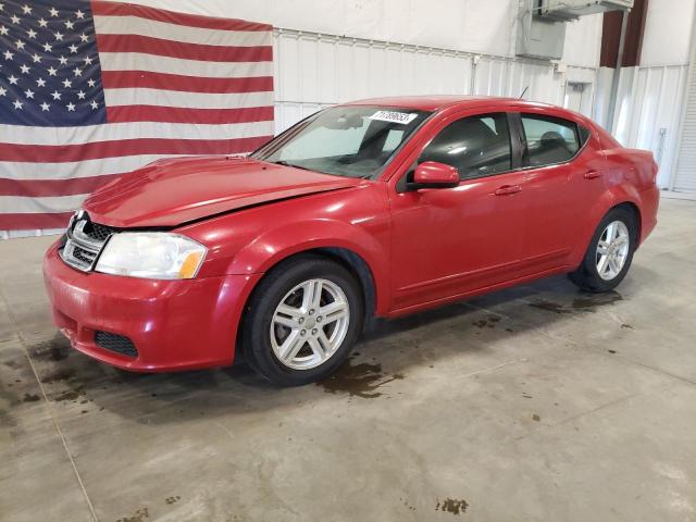DODGE AVENGER SX 2012 with VIN 1C3CDZCBXCN156948 - Photo from auction