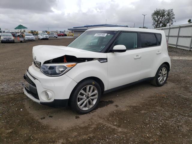 KIA SOUL + 2019 with VIN KNDJP3A52K7666766 - Photo from auction