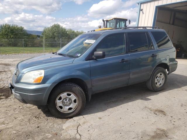 HONDA PILOT LX 2005 with VIN 2HKYF18105H506085 - Photo from auction