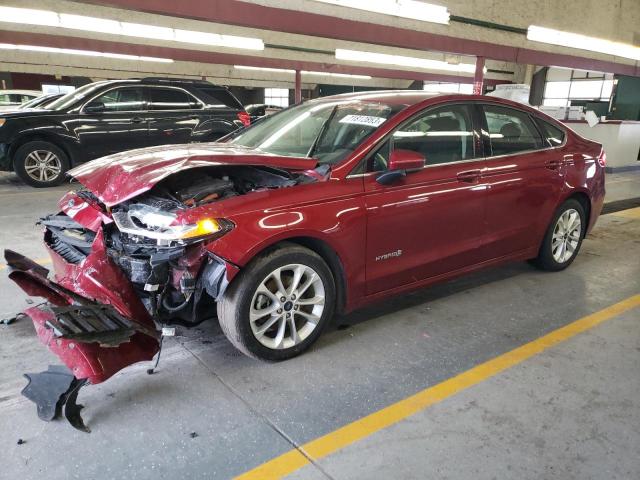 Photo 1 from auction – 2019 FORD FUSION SE with VIN 3FA6P0LU6KR221423