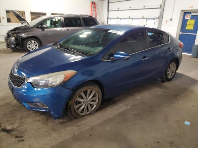 KIA FORTE EX 2014 with VIN KNAFX4A80E5055590 - Photo from auction