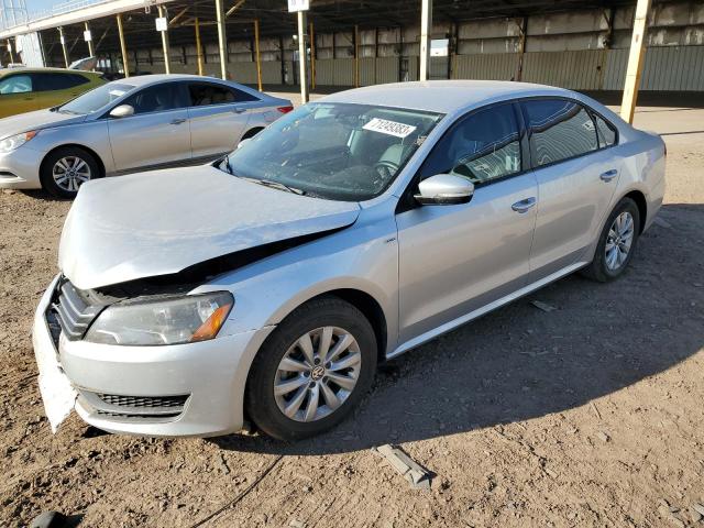VOLKSWAGEN PASSAT S 2015 with VIN 1VWAT7A35FC013022 - Photo from auction