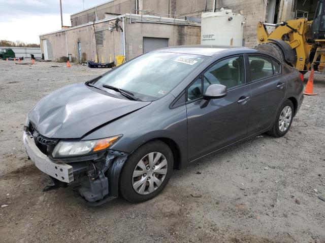 HONDA CIVIC LX 2012 with VIN 2HGFB2F55CH301383 - Photo from auction