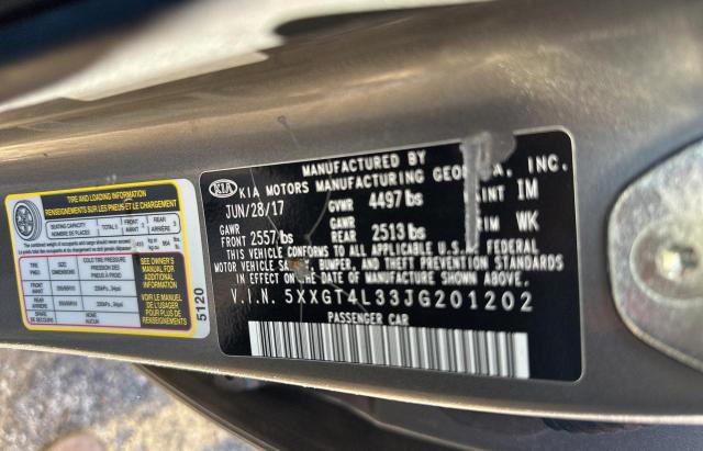 Photo 10 from auction – 2018 KIA OPTIMA LX with VIN 5XXGT4L33JG201202