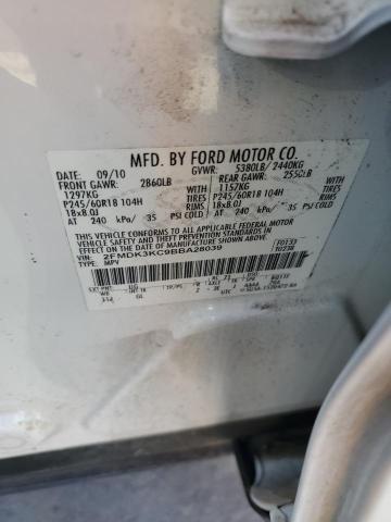 Photo 14 from auction – 2011 FORD EDGE LIMIT with VIN 2FMDK3KC9BBA28039