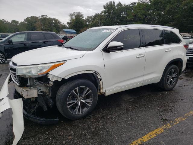 TOYOTA HIGHLANDER 2016 with VIN 5TDKKRFH7GS181285 - Photo from auction