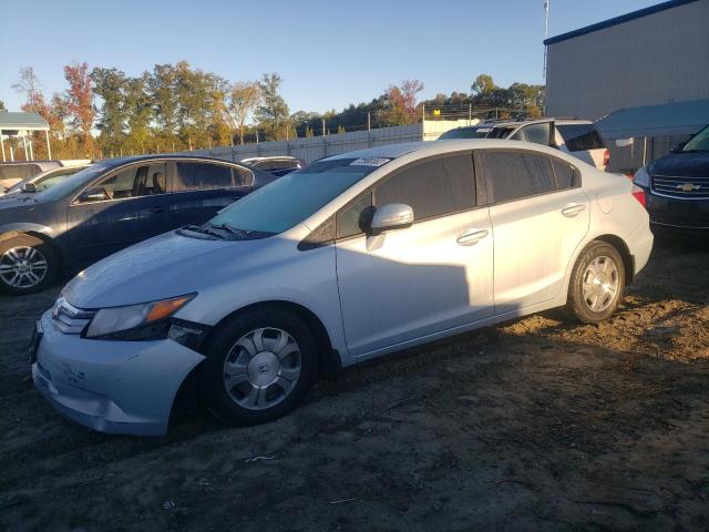 Photo 1 from auction – 2012 HONDA CIVIC HYBR with VIN JHMFB4F37CS009413