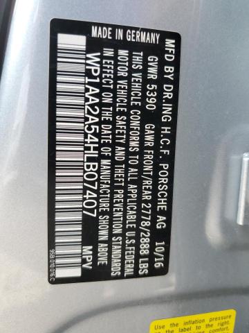 Photo 14 from auction – 2017 PORSCHE MACAN with VIN WP1AA2A54HLB07407