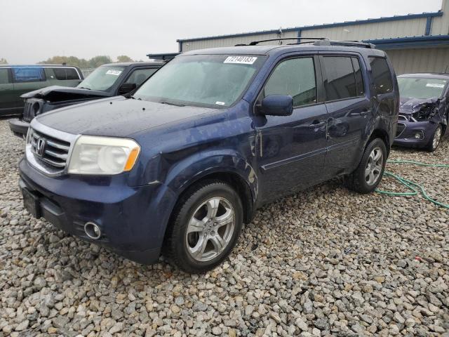 HONDA PILOT EXL 2013 with VIN 5FNYF4H50DB037095 - Photo from auction