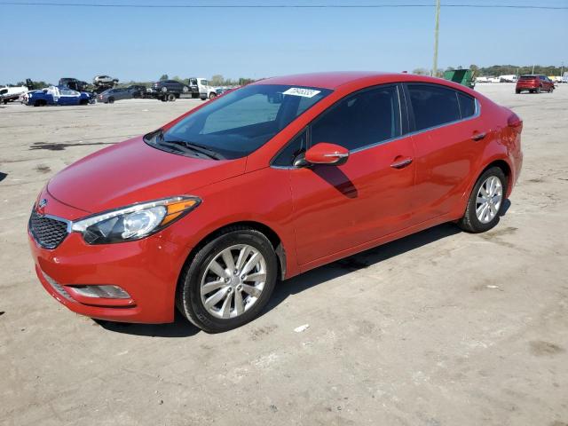 KIA FORTE EX 2014 with VIN KNAFX4A84E5229466 - Photo from auction