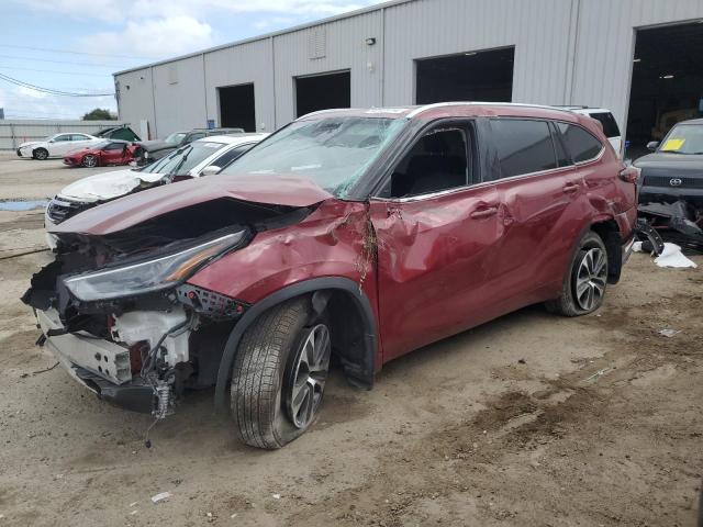 TOYOTA HIGHLANDER 2021 with VIN 5TDGZRBH8MS058680 - Photo from auction