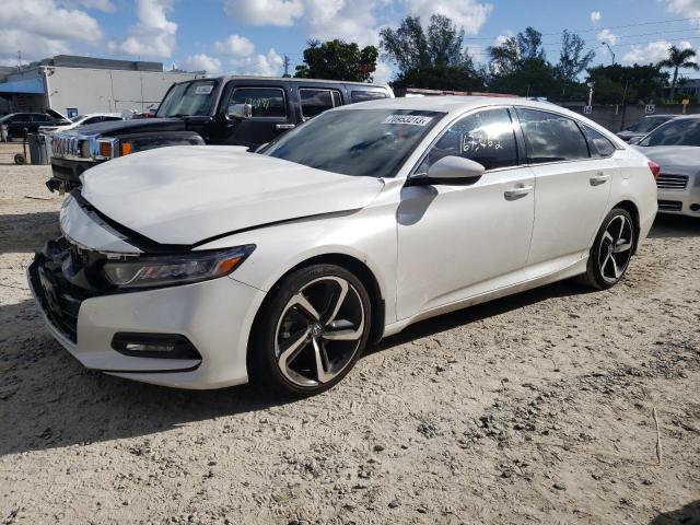 Photo 1 from auction – 2018 HONDA ACCORD SPO with VIN 1HGCV1F3XJA041237