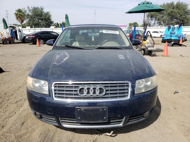 Photo 5 from auction – 2003 AUDI A4 1.8 CAB with VIN WAUAC48H53K027908