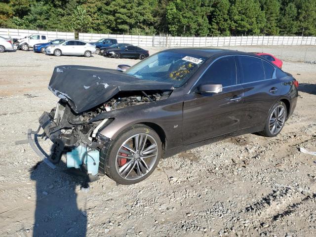 INFINITI Q50 BASE 2014 with VIN JN1BV7AR9EM689698 - Photo from auction