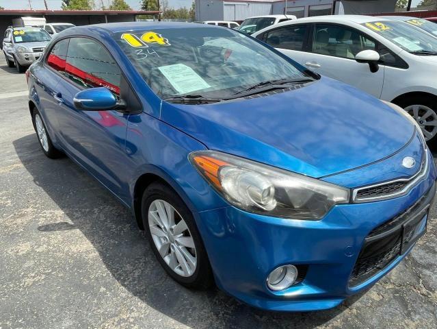 KIA FORTE EX 2014 with VIN KNAFX6A88E5216330 - Photo from auction